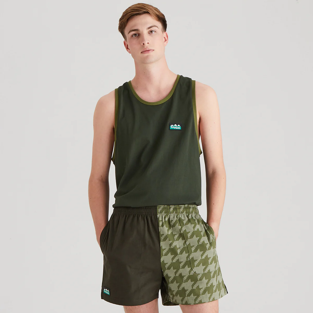 Backslider Shorts Deep Forest Print - Image 3