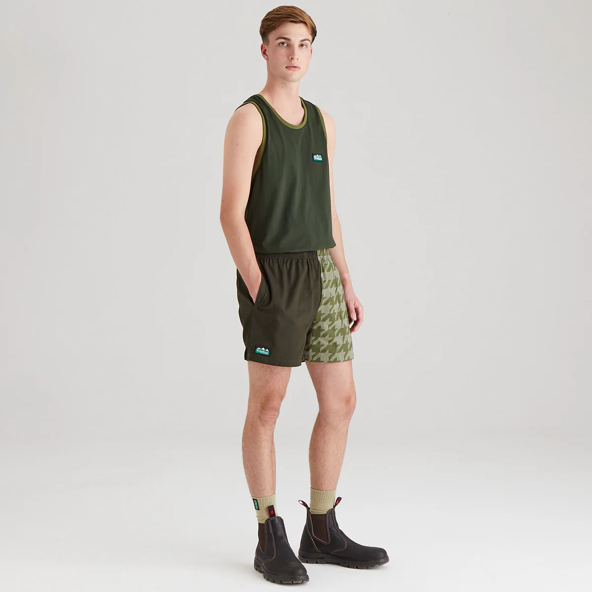 Backslider Shorts Deep Forest Print - Image 4