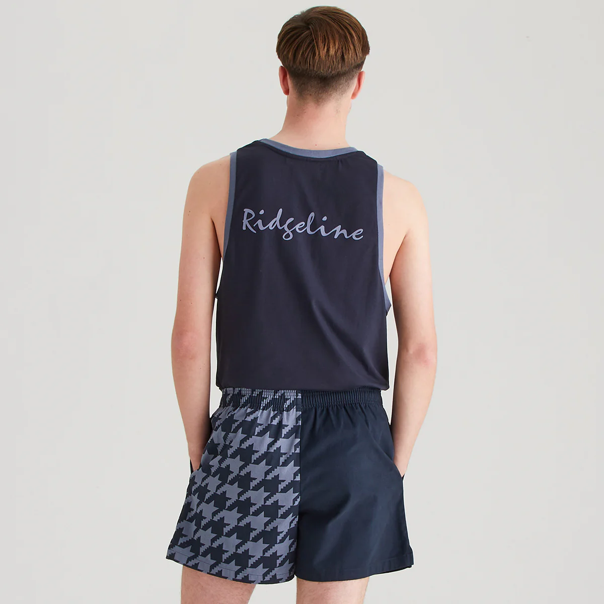 Backslider Shorts Navy Print - Image 5