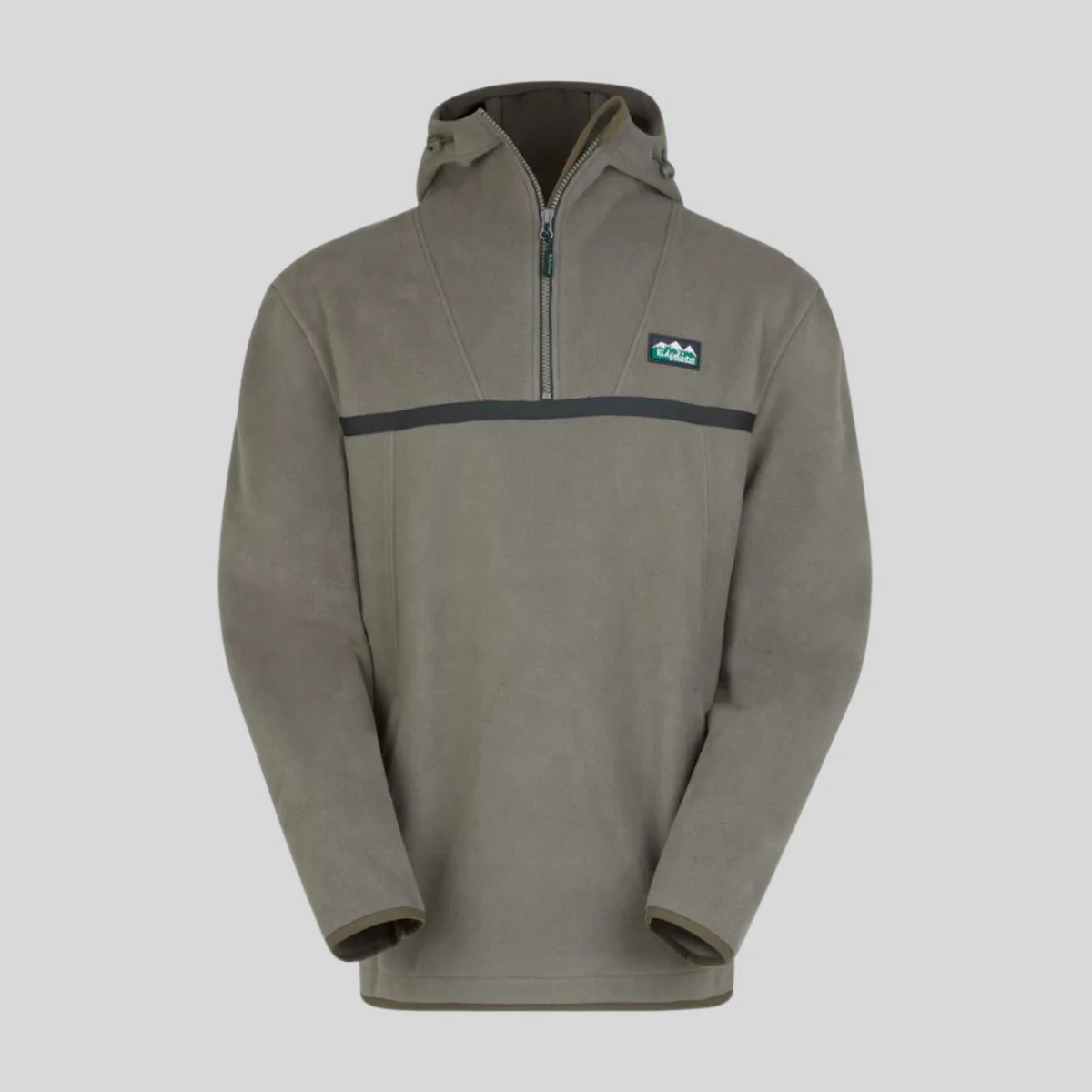 Men's Kodiak Fleece Smock Smokey Olive - Image 5