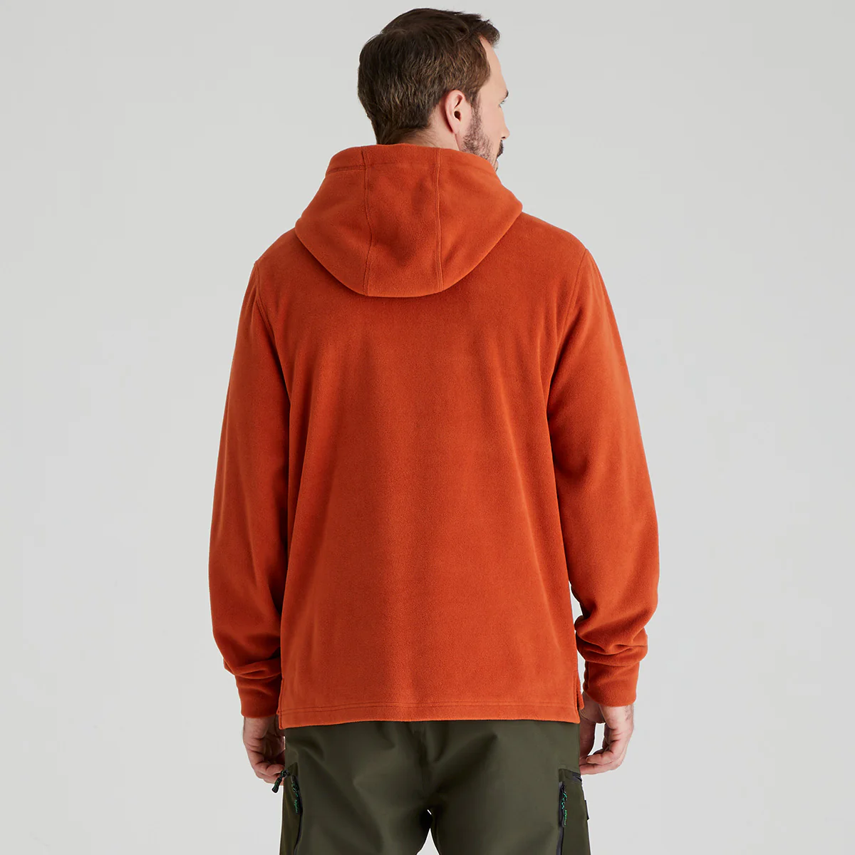 Men's Ballistic Fleece Hoodie Russet - Image 3