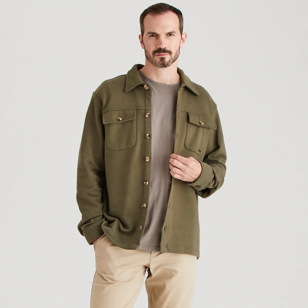 Men's Burnham Work Shirt Ivy Green - Image 5