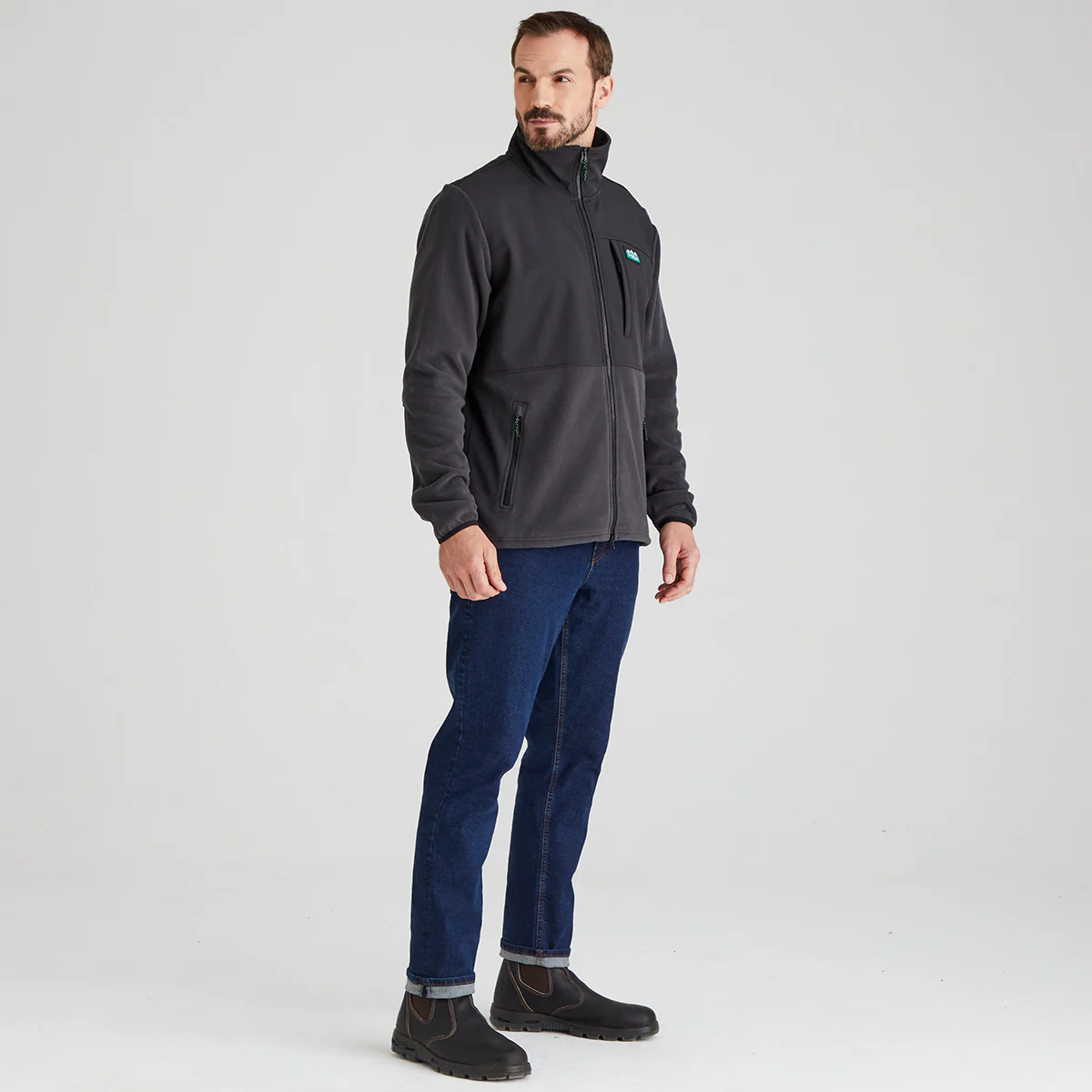 Men's Hybrid Jacket Shale - Image 2