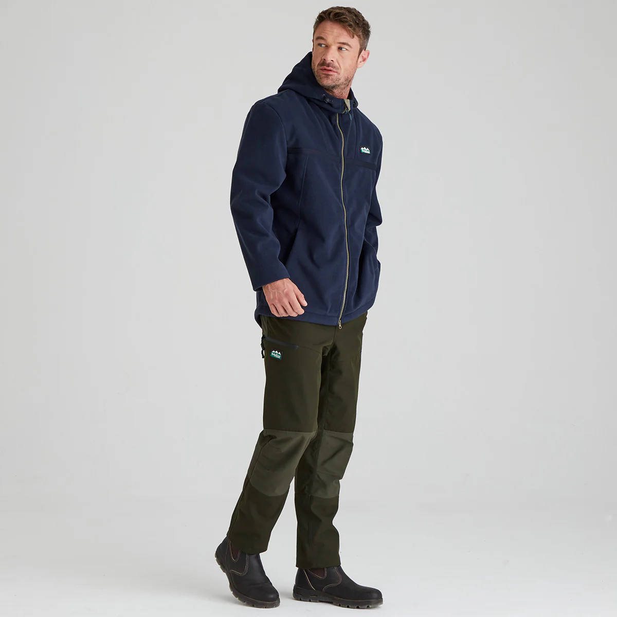 Men's Kodiak Fleece Jacket Navy - Image 2