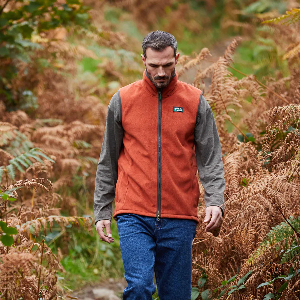 Men's Kodiak Gilet Russet - Image 4