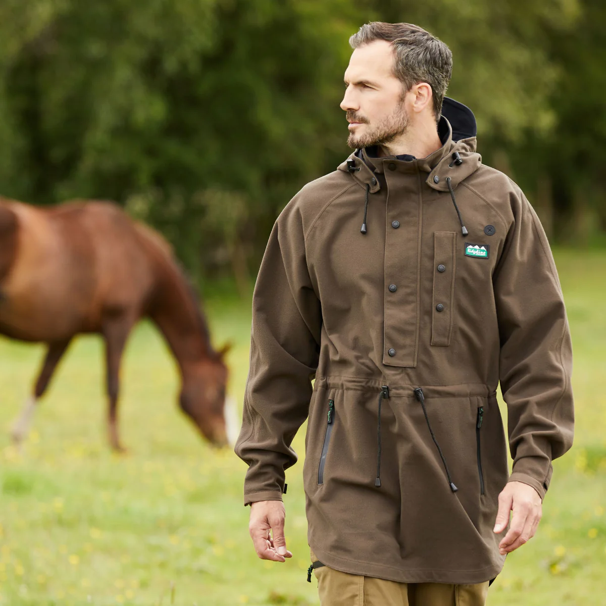 Men's Monsoon Classic Smock Bark - Image 2