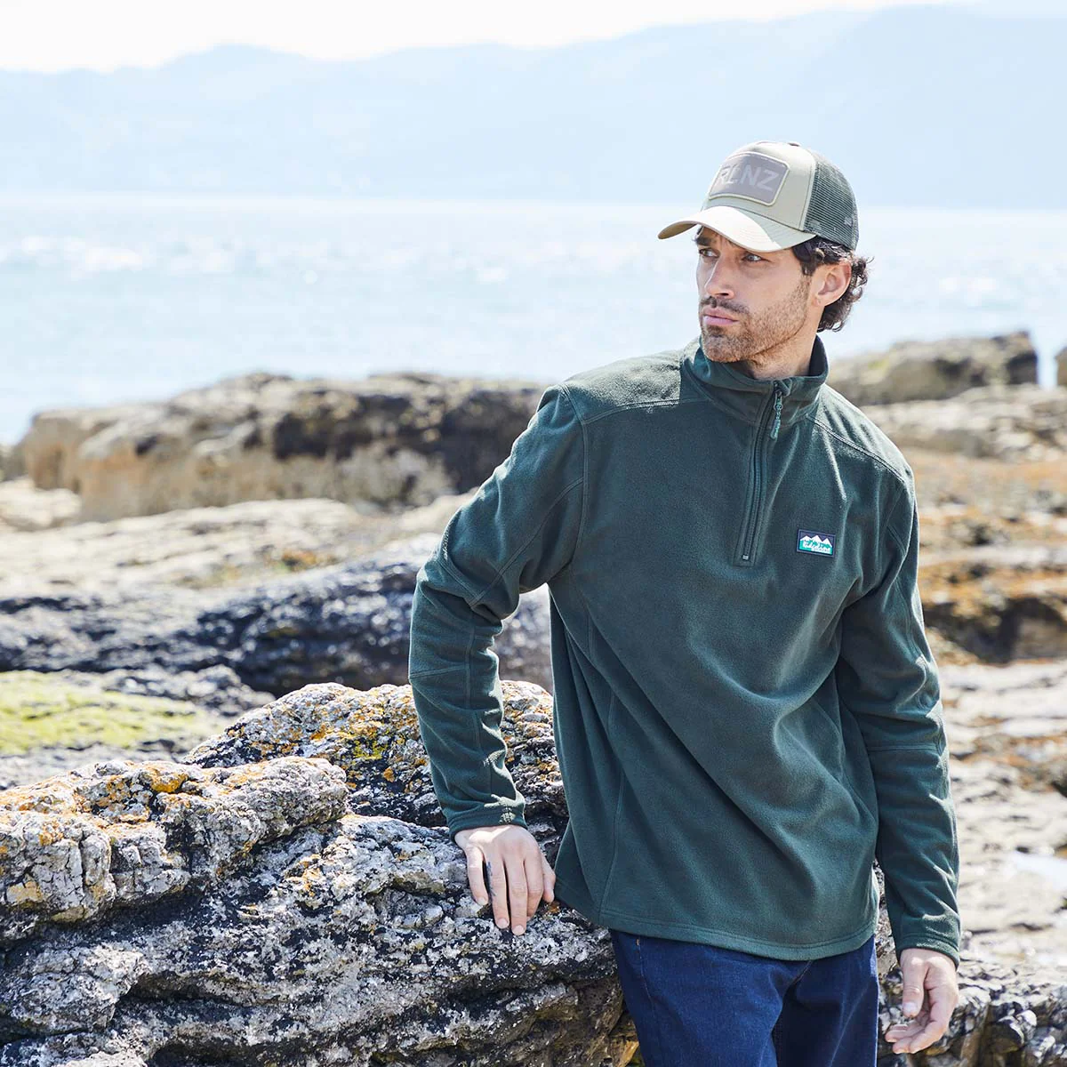 Men's Narvik Fleece Deep Forest - Image 4