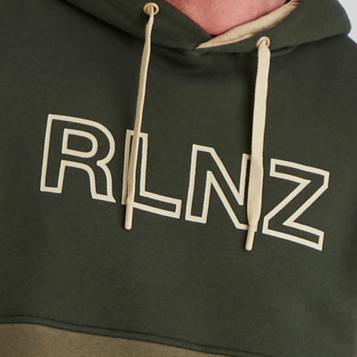 Men's South Island Hoodie Olive - Image 4