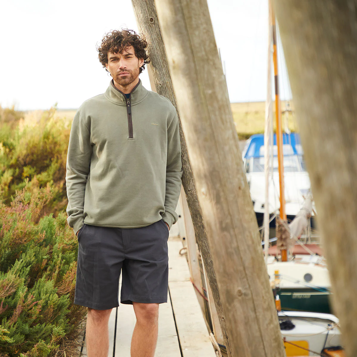 Men's Waxham Shorts Shale - Image 7