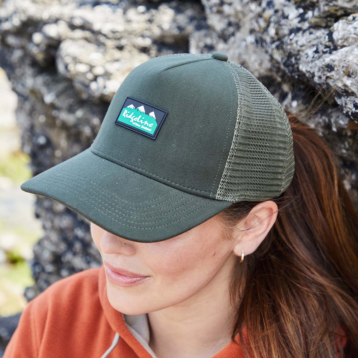 Monsoon Trucker Cap Deep Forest - Image 6