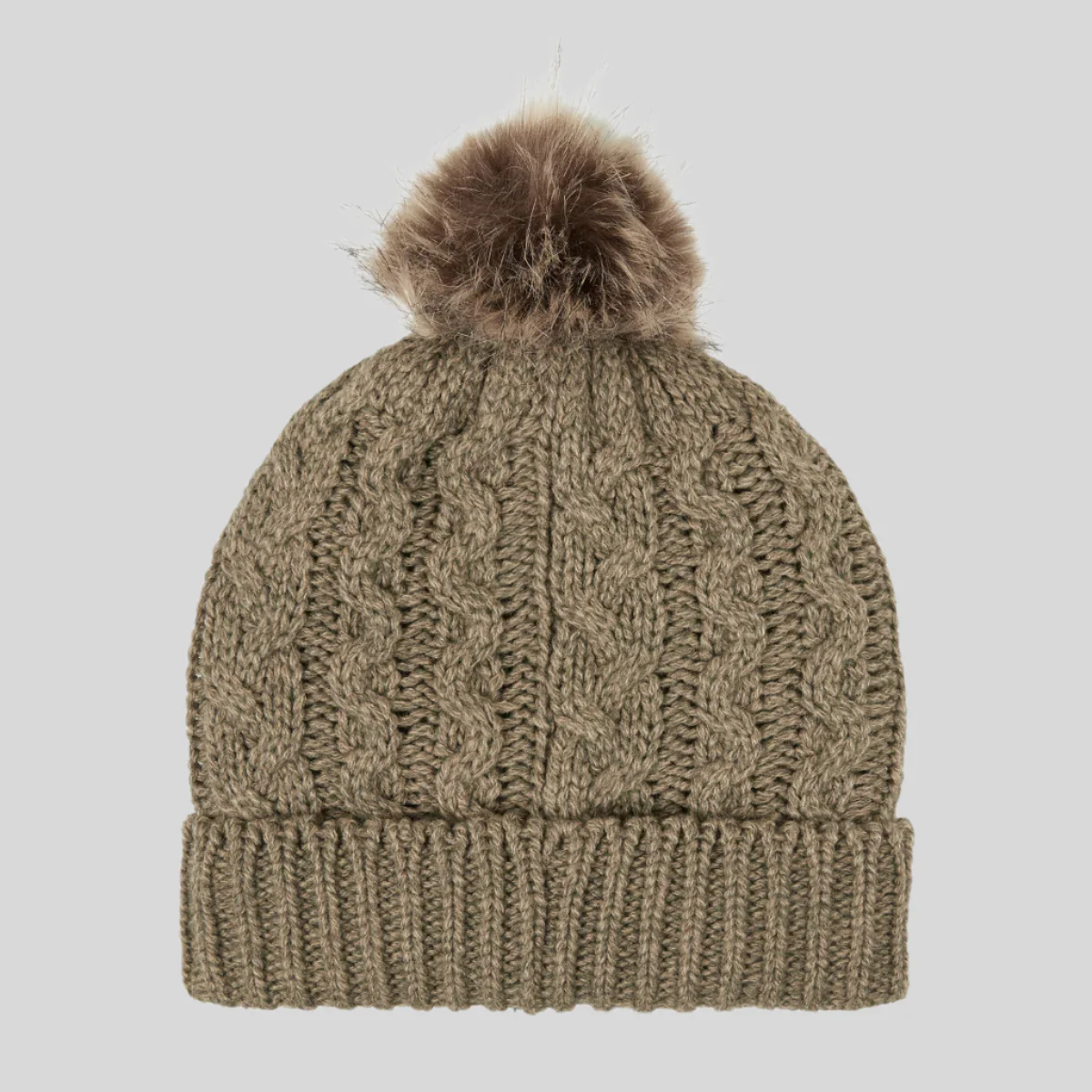 Nordic Fleck Bobble Hat Teak - Image 2