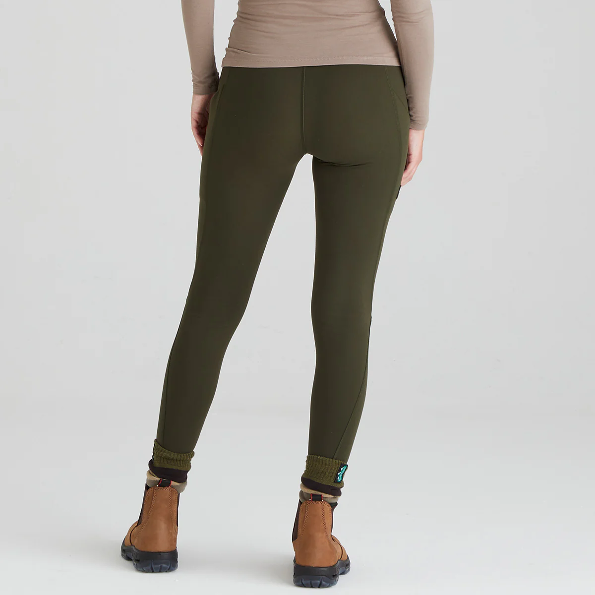 Women's Infinity Leggings Deep Forest - Image 4