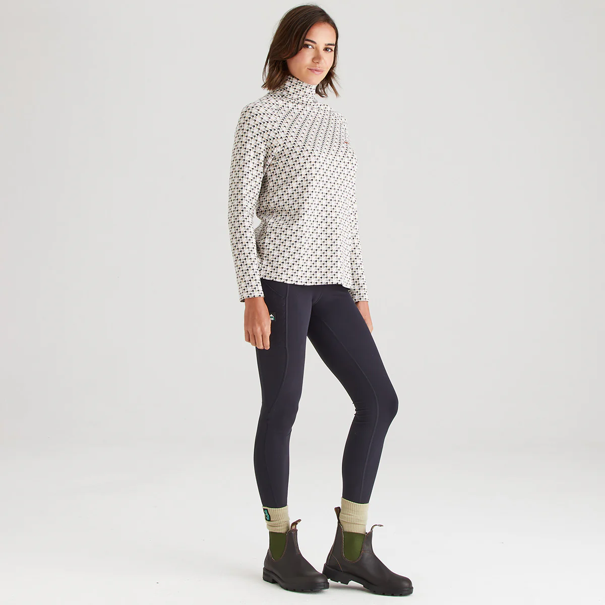 Women's Kelmarsh Top Stone Print - Image 2