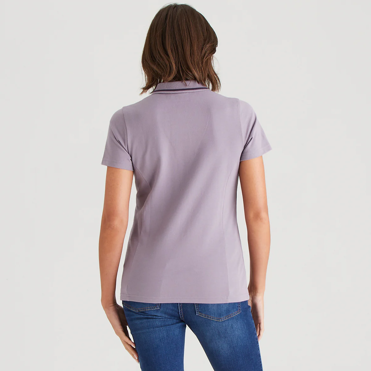 Women's Kilworth Polo Shirt Lilac - Image 3