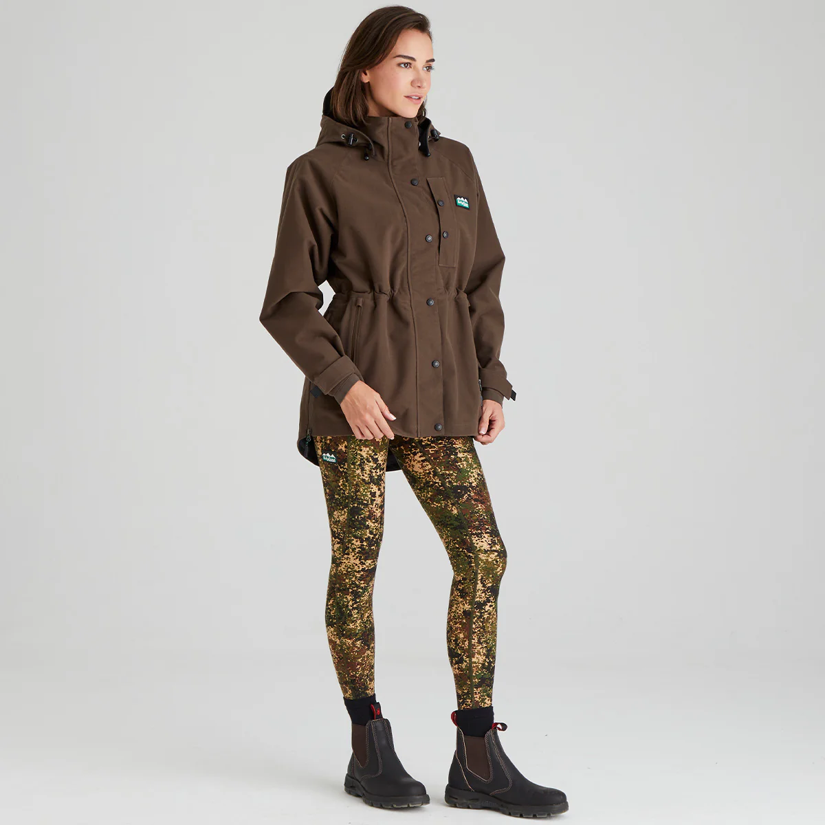 Women's Monsoon Classic Jacket Bark (2025) - Image 2