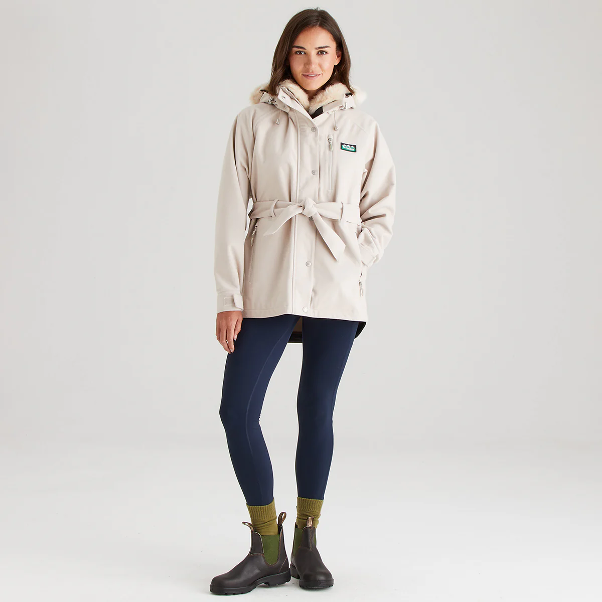 Women's Monsoon Nordic Jacket Mushroom - Image 4