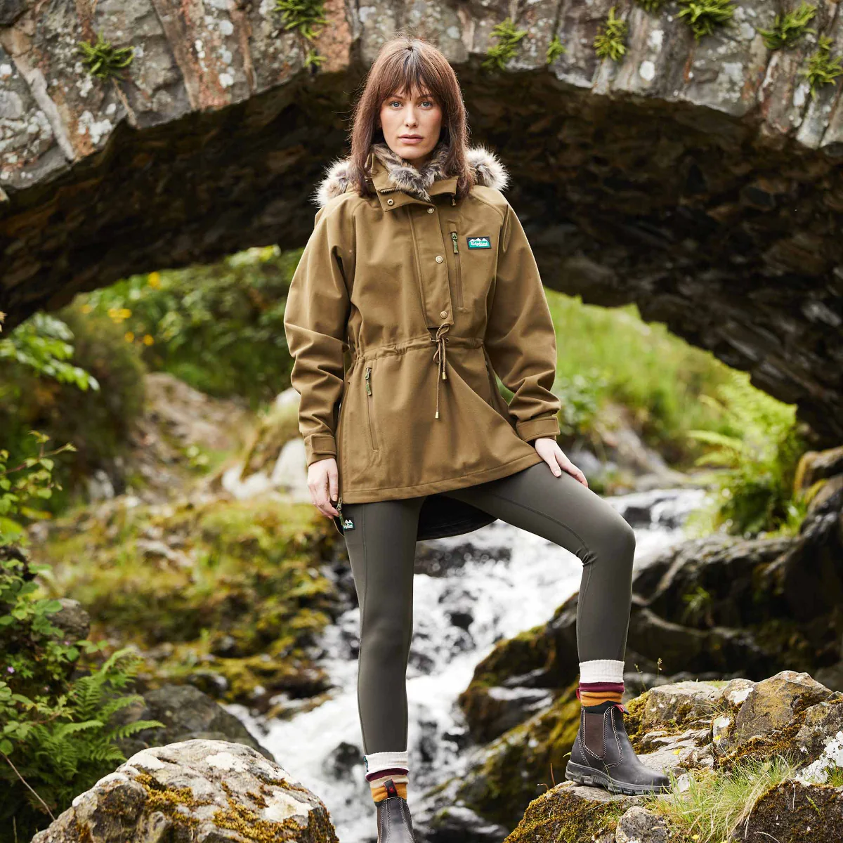 Women's Monsoon Nordic Smock Teak - Image 6