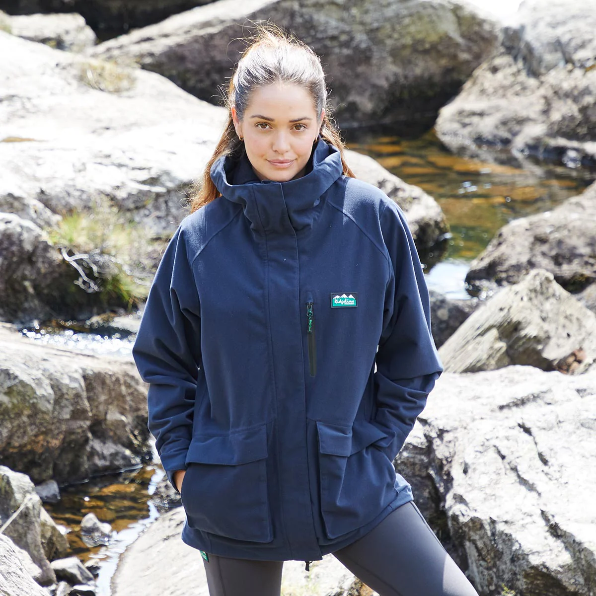 Women's Rhea Jacket Navy - Image 4