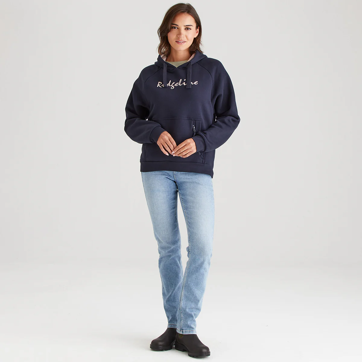Women's Signature Hoodie Navy - Image 4