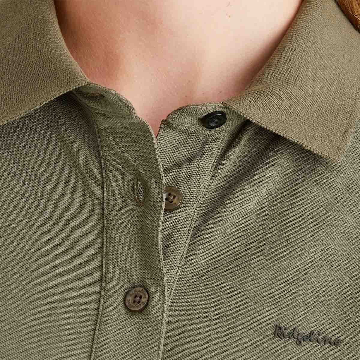 Women's Signature Polo Shirt Khaki Green - Image 6